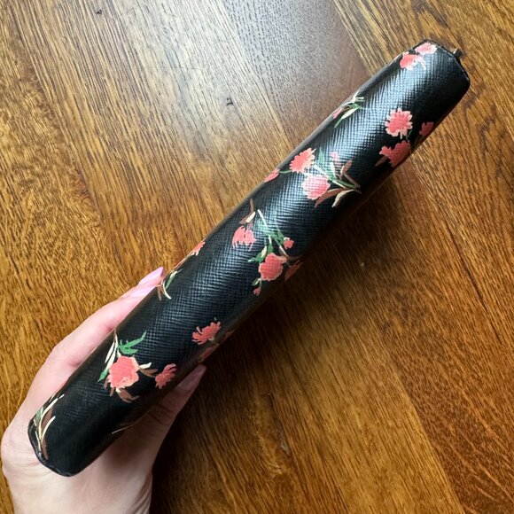 Prada Floral Continental Zip Around Wallet - Picture 12 of 12